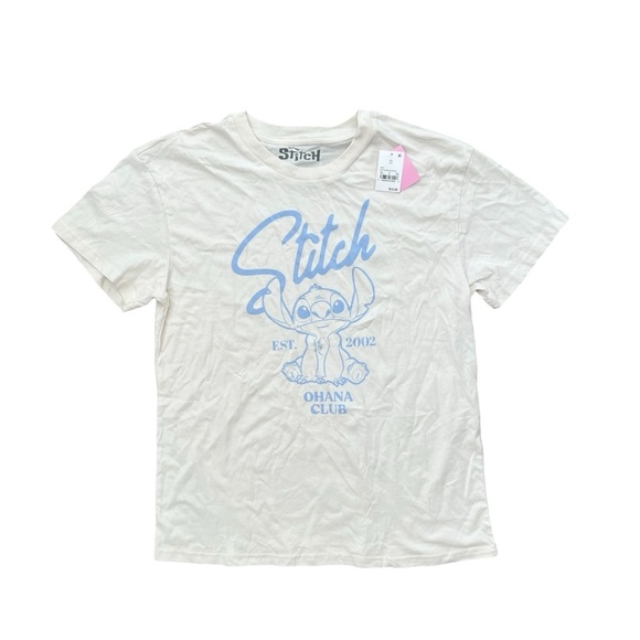 Disney Tops - Disney Stitch Cream T-shirt, XS